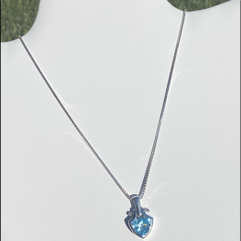 925 Aquamarine💠 Ring & Necklace set✨ - Picture 7 of 17